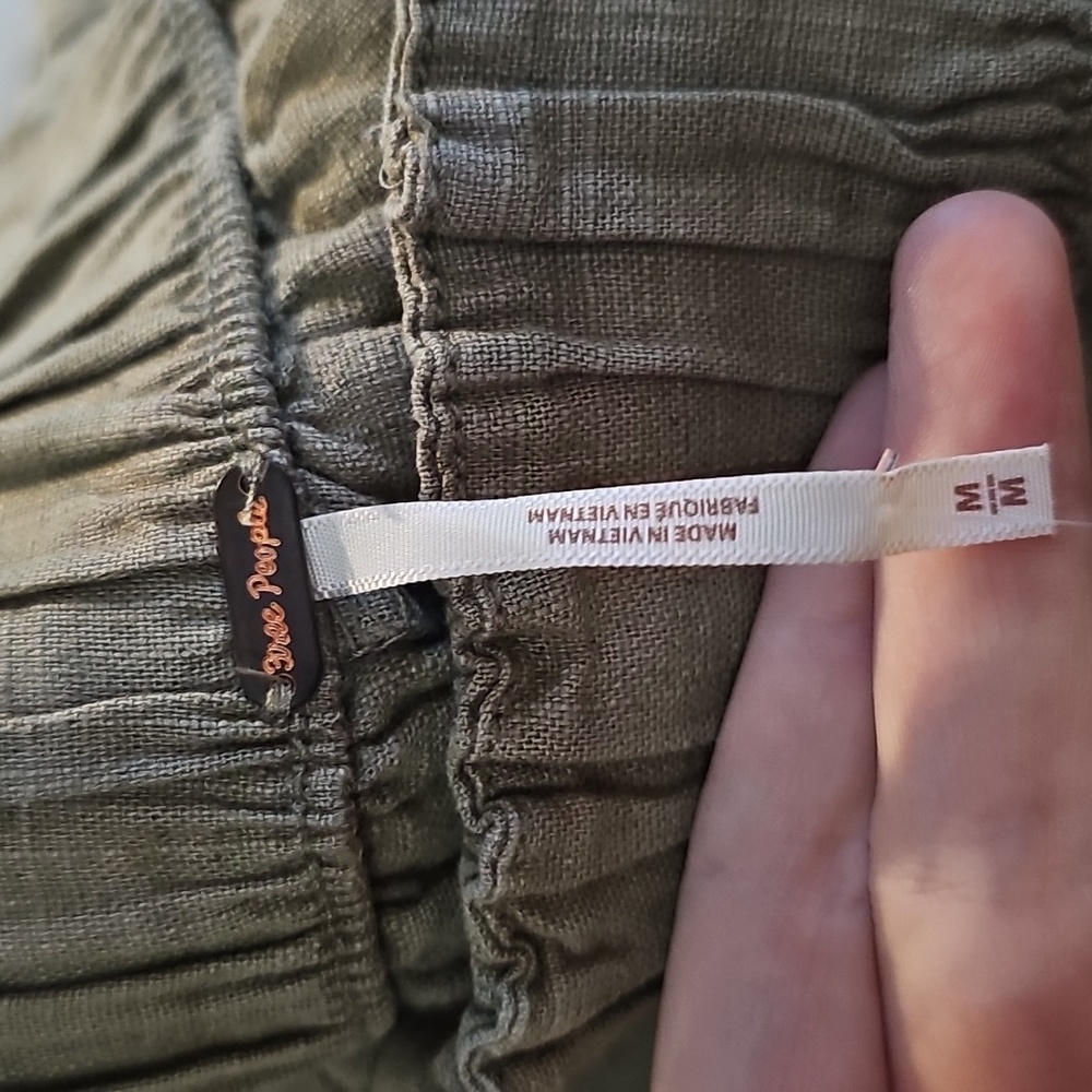 Free People Women's Days End Linen Pull on - Picture 6 of 6